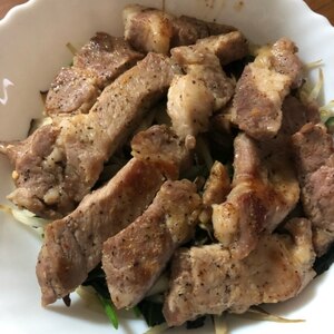 高菜と牛肉の炒めもの